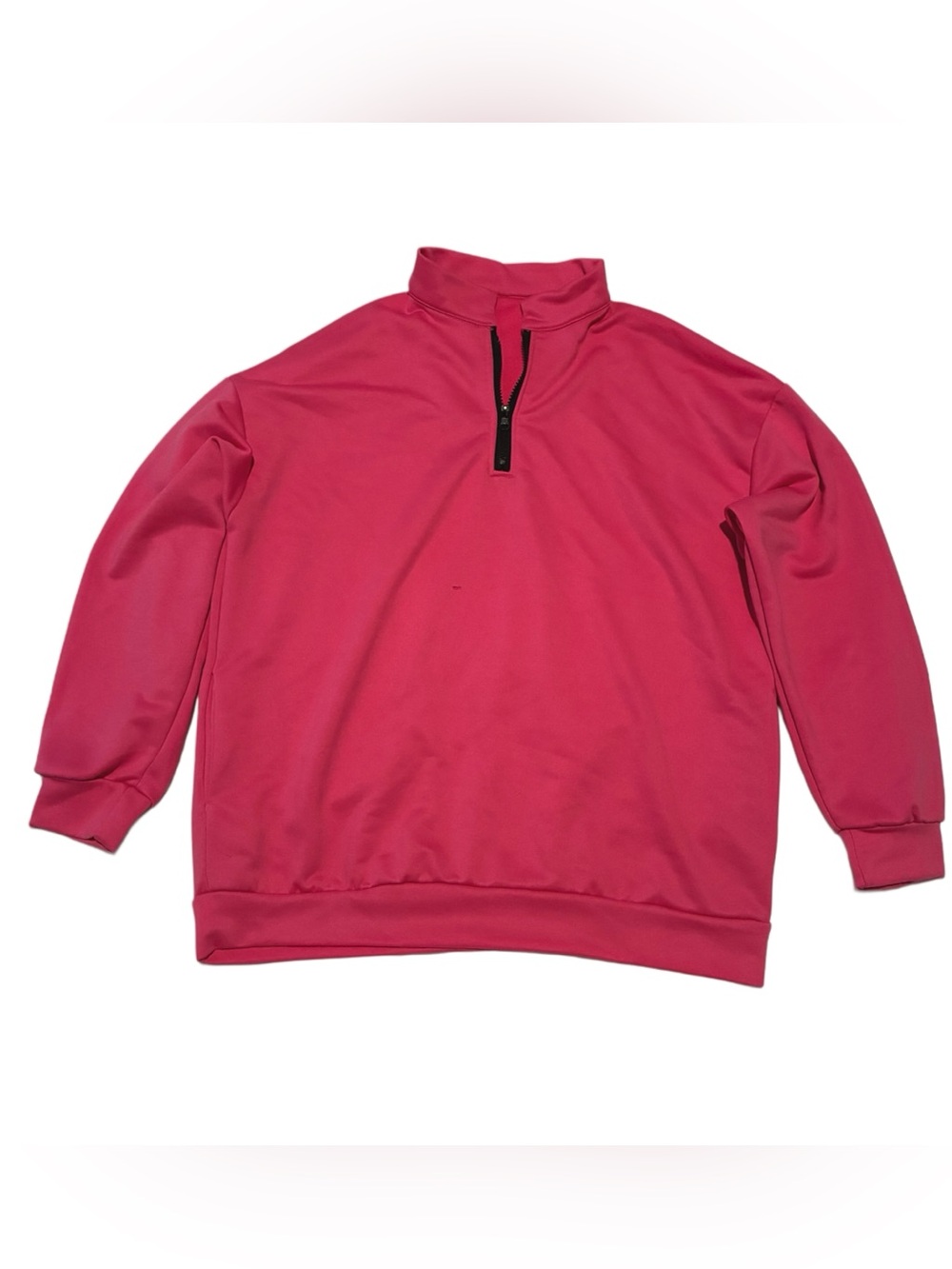 Pink quarter zip pullover sweatshirt size XL Women’s